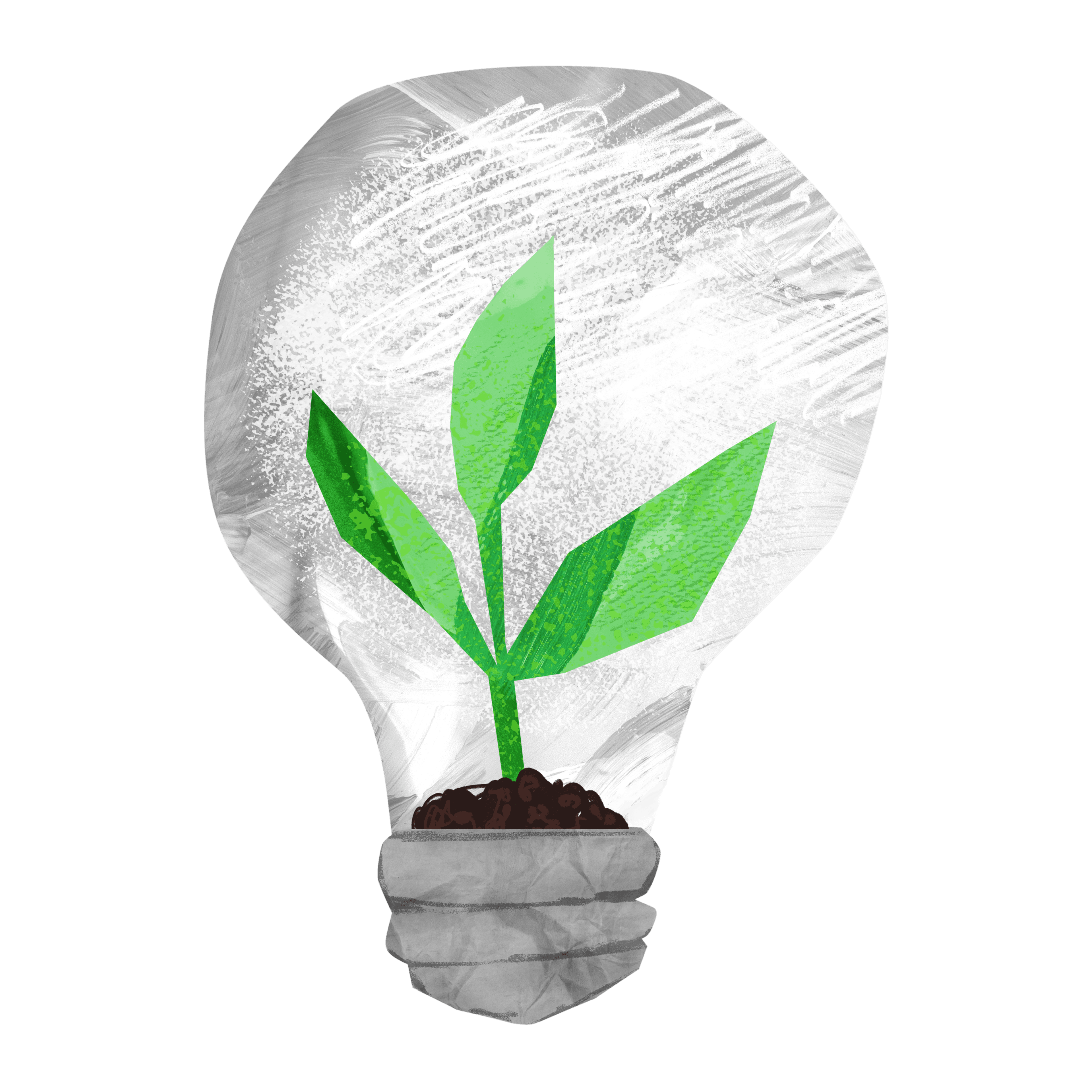 Technologie durable - plante lumineuse